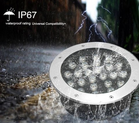 Lampa najazdowa dogruntowa LED 230V 6W 4000-4300K 600lm kąt świecenia 30° IP65