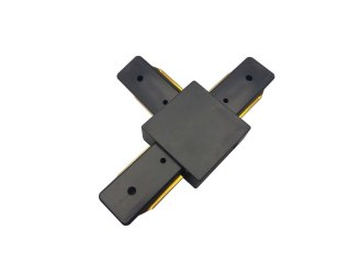 Łącznik 1 fazowy czarny 3,5 cm do listwy szynowej