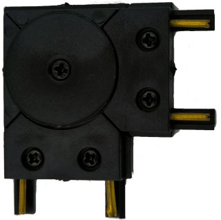 Łącznik do szynoprzewodu magnetycznego 1F natynkowego Ultra Slim czarny 90°