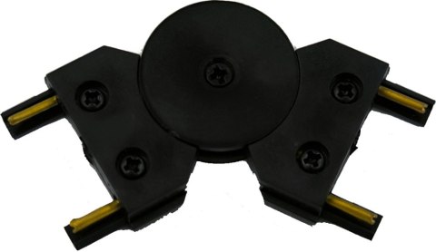 Łącznik regulowany do szynoprzewodu magnetycznego 1F natynkowego Ultra Slim czarny