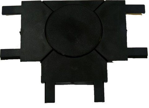 Łącznik typu T do szynoprzewodu magnetycznego 1F natynkowego Ultra Slim czarny