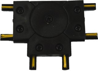 Łącznik typu T do szynoprzewodu magnetycznego 1F natynkowego Ultra Slim czarny