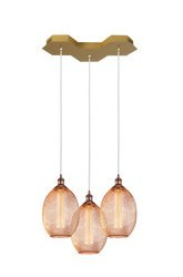 Lampa sufitowa LED wisząca nowoczesna ciepła barwa 12W 1800K