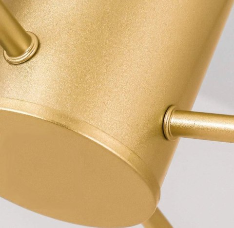 Lampa sufitowa LED wisząca złota nowoczesna 8xE27