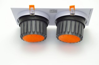 Lampa sufitowa podtynkowa podwójna LUO 30W 4500K