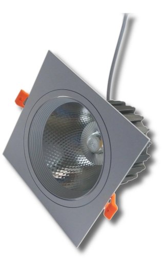 Lampa sufitowa podtynkowa pojedyncza LUO 15W 4500K