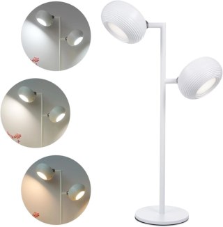 Lampka LED biurkowa kinkiet magnetyczna bezprzewodowa 3w1 biała 10W USB