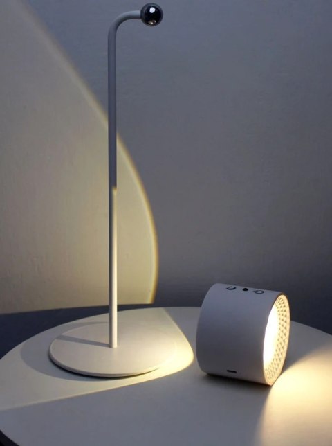 Lampka LED biurkowa kinkiet magnetyczna bezprzewodowa 3w1 biała 10W USB