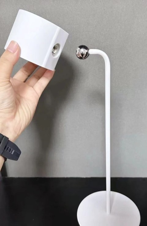 Lampka LED biurkowa kinkiet magnetyczna bezprzewodowa 3w1 biała 10W USB