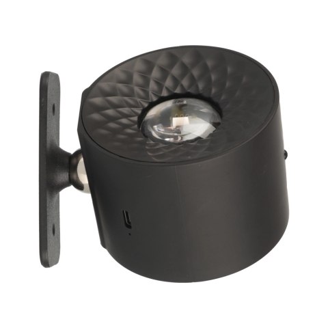 Lampka LED biurkowa kinkiet magnetyczna bezprzewodowa 3w1 czarna 10W USB