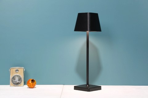 Lampka LED dotykowa biurkowa nocna stołowa czarna USB 5W