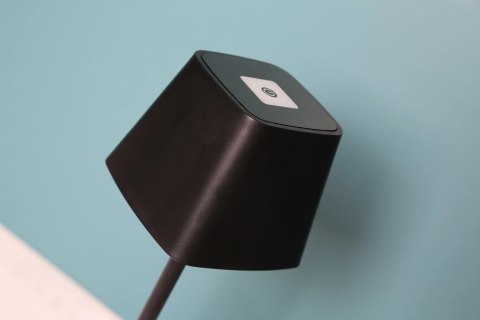 Lampka LED dotykowa biurkowa nocna stołowa czarna USB 5W