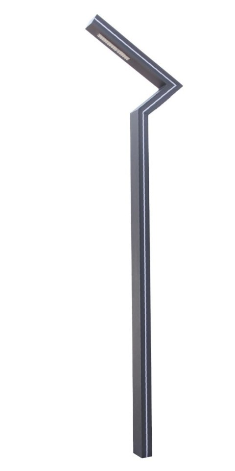 Latarnia uliczna lampa parkowa LED 30W 5500-6000K 3m