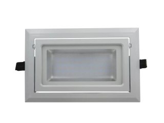 Naświetlacz Spot nastawny prostokątny biały 40W 6000K 4000lm 230V Anti-Flicker