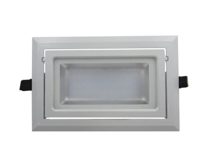 Naświetlacz Spot nastawny prostokątny biały 40W 6000K 4000lm 230V Anti-Flicker