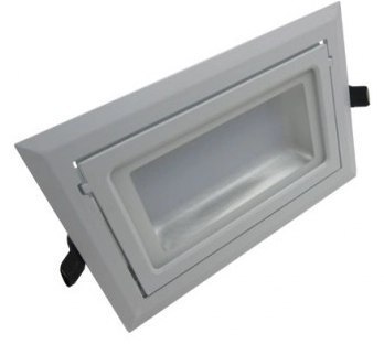 Naświetlacz Spot nastawny prostokątny biały 40W 6000K 4000lm 230V Anti-Flicker