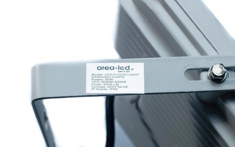 Naświetlacz halogen LED 50W 6000K 6000lm kąt świecenia 130°