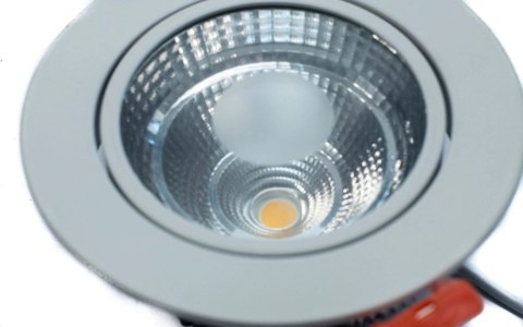 Oczko oprawa sufitowa plafon wpuszczany podtynkowy Downlight COB 5W 6000K 500lm 230V