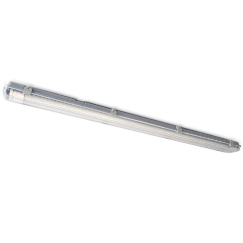Oprawa hermetyczna liniowa LED 2x120cm IP65 zasilanie jednostronne