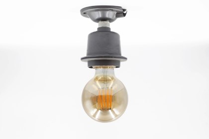 Oprawa industrialna + żarówka Edison G80 8W 2300K