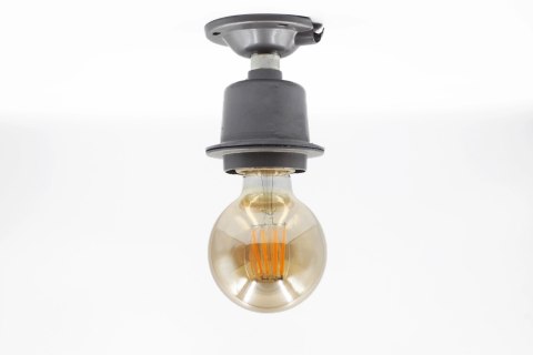 Oprawa industrialna + żarówka Edison G80 8W 2300K