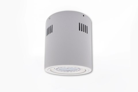 Oprawa sufitowa natynkowa CUBE biała okrągła