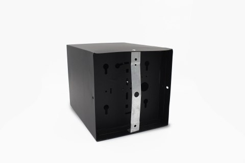 Oprawa sufitowa natynkowa CUBE czarna kwadratowa E27