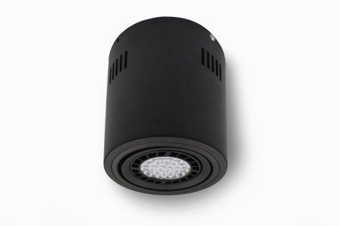 Oprawa sufitowa natynkowa CUBE czarna okrągła