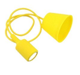 Oprawa sufitowa wisząca Loft żółta na żarówkę E27 230V