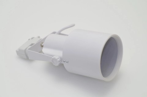 Oprawa szynowa 1 fazowa biała na żarówkę PAR30