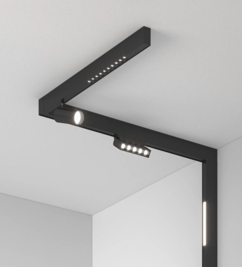 Szyna magnetyczna z lampą linową 2x 1m 3x10W lampa liniowa + 3x20W lampa liniowa LED złączka