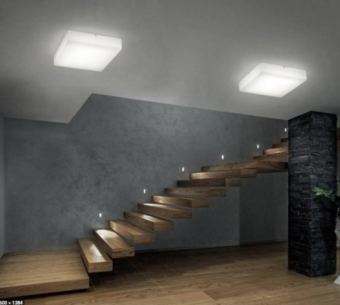 Panel natynkowy kwadratowy plafon ledowy LED 22cm 18W 6000K 2200lm solidny mocny kąt świecenia 120°