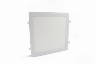 Panel podtynkowy kwadratowy niemrugający plafon na sufit led biały 30x30 24W 6000K kąt świecenia 120°