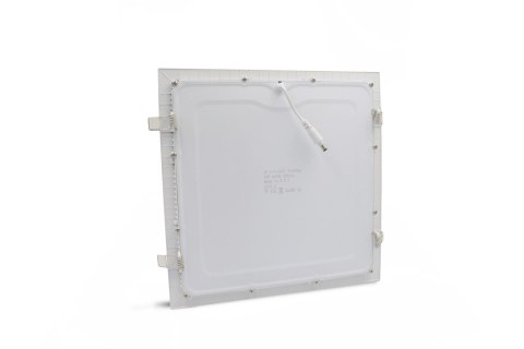 Panel podtynkowy kwadratowy niemrugający plafon na sufit led biały 30x30 24W 6000K kąt świecenia 120°