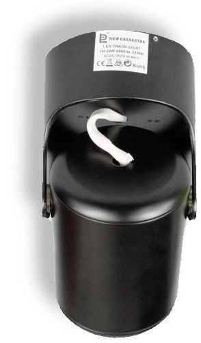 Reflektor LED lampa natynkowa czarna 15W 4500K 300lm kąt świecenia 24°