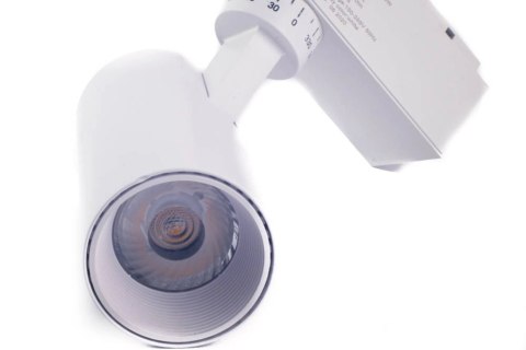 Reflektor LED lampa szynowa biała 10W 1 fazowa 3000K 1000lm kąt świecenia 30°