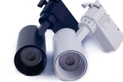 Reflektor LED lampa szynowa biała 10W 1 fazowa 3000K 1000lm kąt świecenia 30°