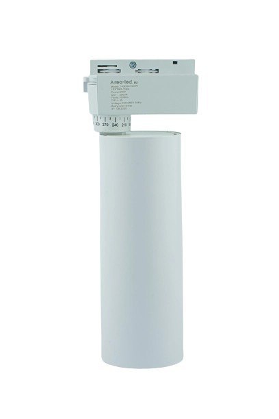 Reflektor LED lampa szynowa biała 20W 1 fazowa 6000K 1800lm kąt świecenia 30°