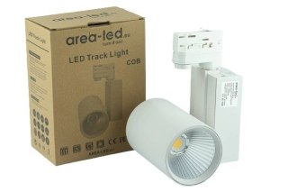 Reflektor LED lampa szynowa biała 35W 3 fazowa 4500K 3500lm kąt świecenia 35°