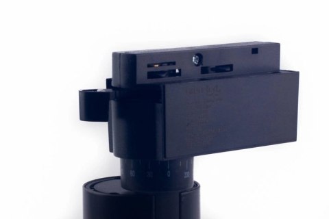 Reflektor LED lampa szynowa czarna 10W 1 fazowa 3000K 1000lm kąt świecenia 30°