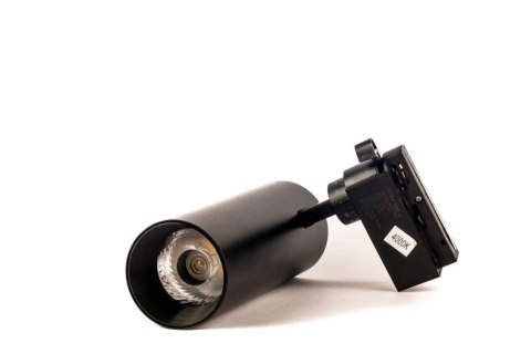 Reflektor LED lampa szynowa czarna 20W 1 fazowa 3000K 1800lm kąt świecenia 30°