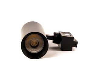 Reflektor LED lampa szynowa czarna 20W 1 fazowa 4000K 1800lm kąt świecenia 30°