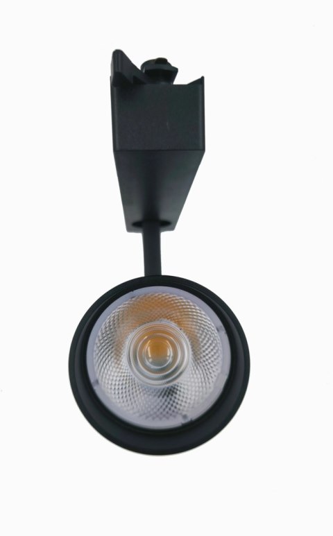 Reflektor LED lampa szynowa czarna 30W 1 fazowa 4000K 1800lm z dyfuzorem