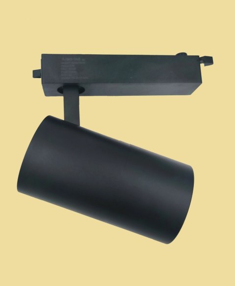 Reflektor LED lampa szynowa czarna 30W 1 fazowa 4000K 1800lm z dyfuzorem