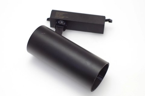 Reflektor LED lampa szynowa czarna 30W 1 fazowa 6000K 3200lm kąt świecenia 24°