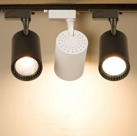 Reflektor LED szynowy lampa szynowa 30W 1 fazowa 4000K czarna