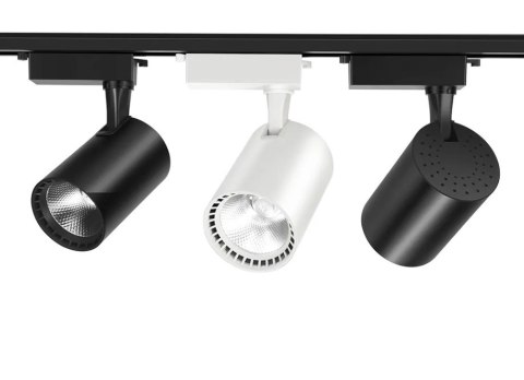 Reflektor LED szynowy lampa szynowa 30W 1 fazowa 6000K czarna