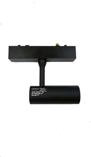 Reflektor Spot Szynowy Magnetyczny LED 7W 6000K 48V Czarny - Nowoczesne Oświetlenie
