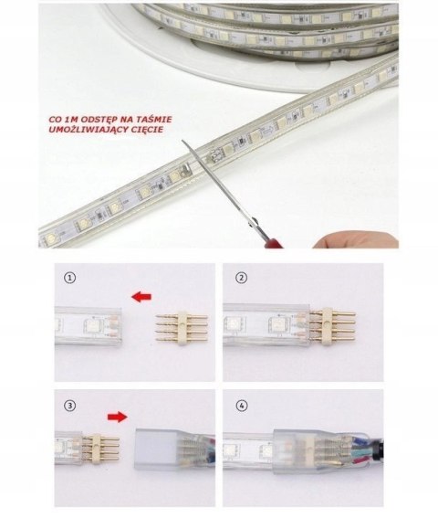 Sterownik zasilacz do węża stabilizator napięcia RGB 230V