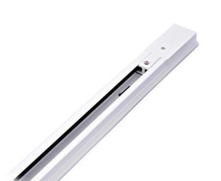 Szyna 1 fazowa szynoprzewód biała 1mb listwa szynowa do lamp + zasilanie zaślepka